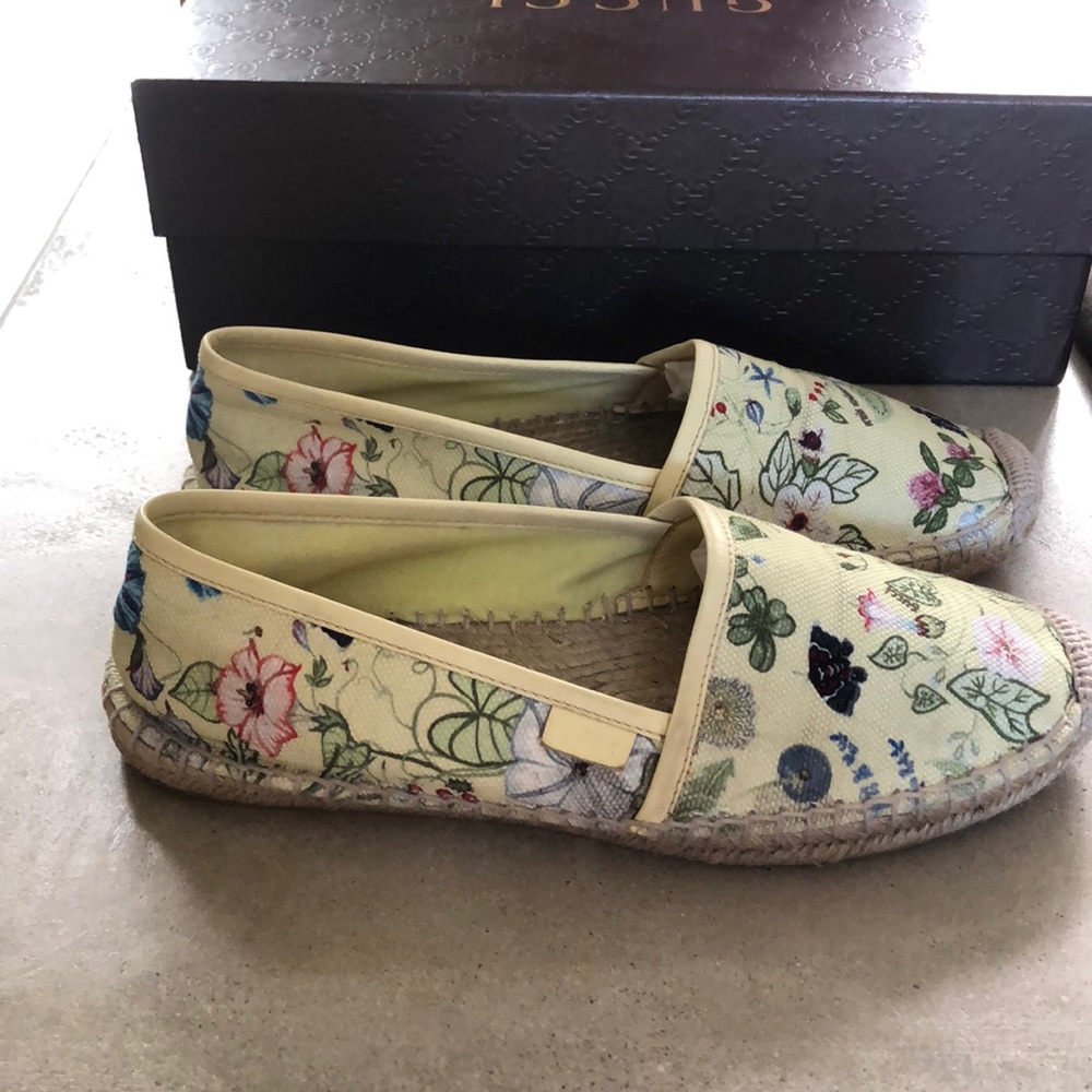 Gucci Floral Espadrilles